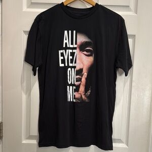 2-PAC Black Graphic T-Shirt